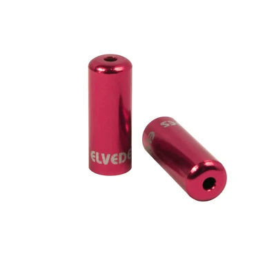 Afbeelding van Elvedes Kabelhoedje 4,2mm aluminium rood (10st)