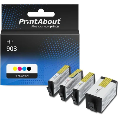 Afbeelding van Huismerk HP 903 (6ZC73AE) Inktcartridge 4 kleuren Voordeelbundel