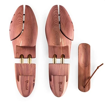 Afbeelding van Blumtal Dames en Heren Schoenspanner inc. Schoenlepel Ergonomisch design cederhout: 40 41