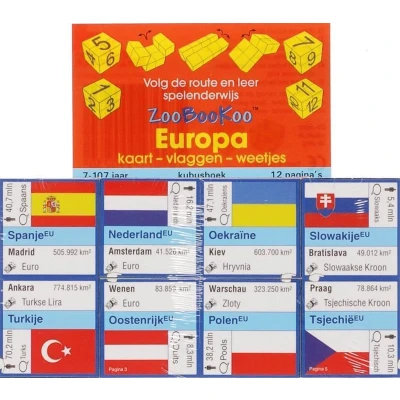 Afbeelding van ZooBooKoo Kubusboek Europa