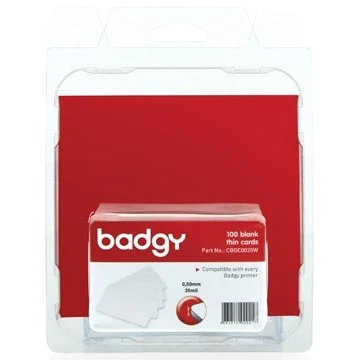 Afbeelding van Badgy 100 Blanco, Dunne Kaarten Van 0,5 Mm Voor Badgy100 Of Badgy200 Toebehoren