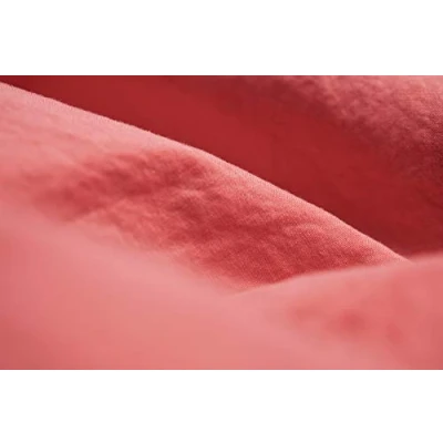 Afbeelding van L1NK STUDIO Dekbedovertrek voor bed, 180 cm, eenkleurig, 260 x 220 100% katoen (percal, aantal draden 200), koraal
