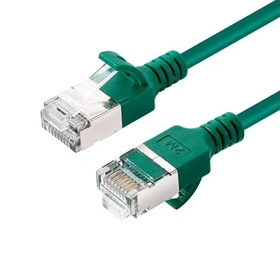Afbeelding van Microconnect V FTP6A03G SLIM netwerkkabel Groen 3 m Cat6a U/FTP (STP)