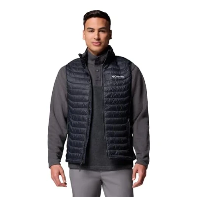 Afbeelding van Columbia Powder PASS Hybrid VEST Bodywarmer, Heren, Maat: Medium, Black