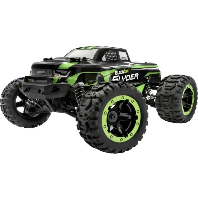 Afbeelding van Blackzon Slyder MT 1/16 Groen Brushed 1:16 RC auto Elektro Monstertruck 4WD RTR 2,4 GHz