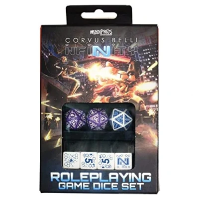 Afbeelding van Modiphius Infinity: Factions Dice Sets Combined Army Set Role Playing Game RPG English