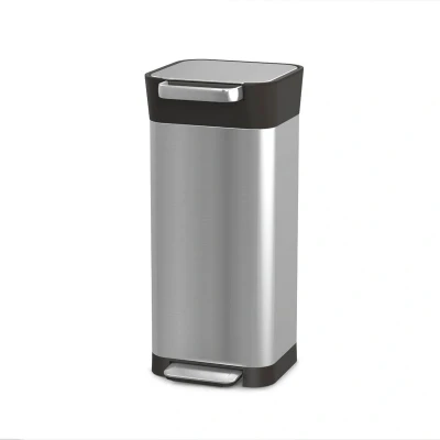 Afbeelding van Prullenbak Joseph Intelligent Waste Titan Slim Zilver