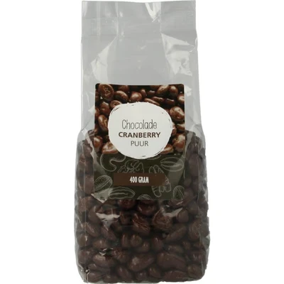 Afbeelding van Mijnnatuurwinkel Chocolade cranberries puur 400 g