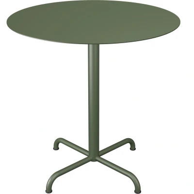 Afbeelding van Houe Pico tuintafel Ø74 Olive green, 4 ster onderstel