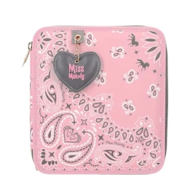 Afbeelding van Depesche Miss Melody 2 vaks gevulde etui BANDANA