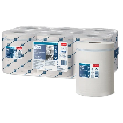 Afbeelding van Tork Reflex Wiping Paper Plus Poetspapier Wit M4 473472