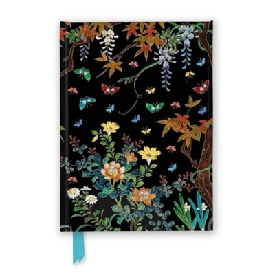 Afbeelding van Flame Tree Notebooks Ashmolean Museum: Cloisonné Casket with Flowers and Butterflies (Foiled Journal)