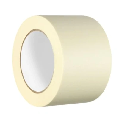 Afbeelding van GTSE Masking Tape, 75 mm x 50 m, brede crèmekleurige schilderstape voor schilderen, decoreren en doe het zelf, 1 rol