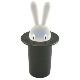 Afbeelding van Tandenstokerhouder Alessi Magic Bunny Black