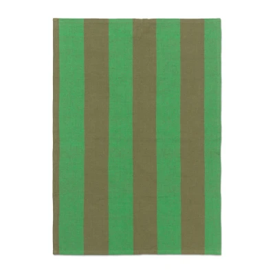 Afbeelding van Ferm Living Hale keukenhanddoek 50x70 cm Olive green