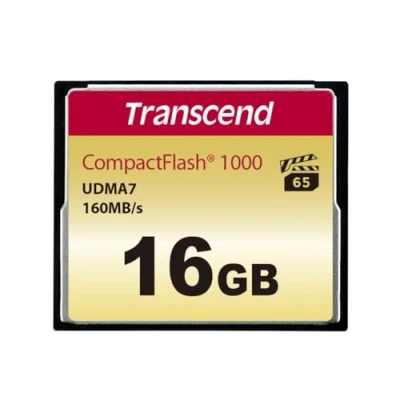 Afbeelding van Transcend 16GB CompactFlash (1000X R 160MB/s W 120MB/s )