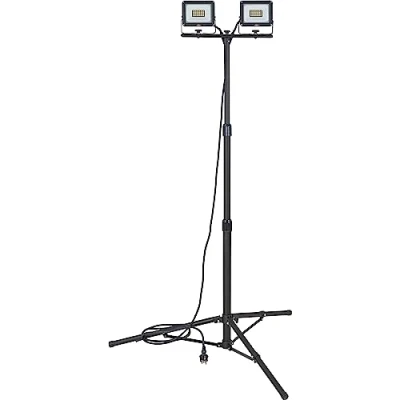 Afbeelding van LED bouwlamp met statief Brennenstuhl 1.8 meter (2x20W, 4800lm, 6500K)