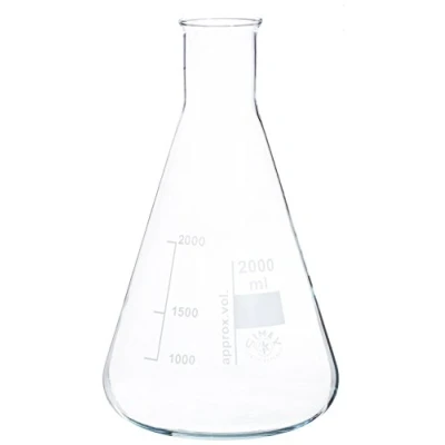 Afbeelding van NeoLab E 1064 Erlenmeyer zuiger, nauwe hals, 2000 ml (verpakking van 6 stuks)