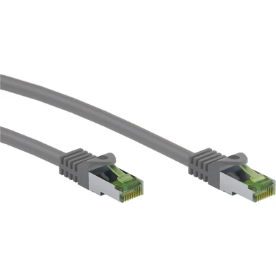 Afbeelding van Goobay RJ45 patch cord with CAT 8.1 S/FTP raw cable, AWG 26, grey 20 m