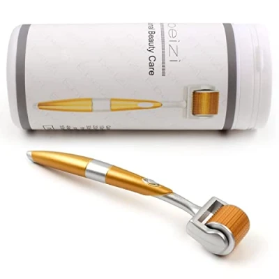 Afbeelding van Micro Needle Titanium Derma Roller voor gezicht Body Huidverzorging, Helpt mannen baardgroei, verminderen haaruitval (2,0 mm)