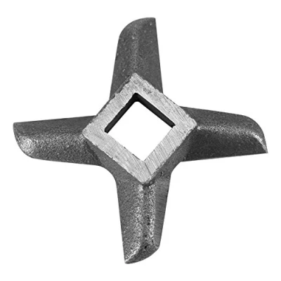 Afbeelding van Zilver kruis gevormde professionele keuken vleesmolen lemmet vismolen, blender reserveonderdeel (# 8)