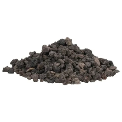 Afbeelding van vidaXL Lavastenen 25 kg 1 2 cm zwart, vulkanisch lavasteen, aquarium steen, gesteente, lavasteen