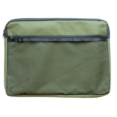 Afbeelding van Cathedral Products A4 Canvas Document Tas met Rits en Buitenste Mesh Pocket Groen