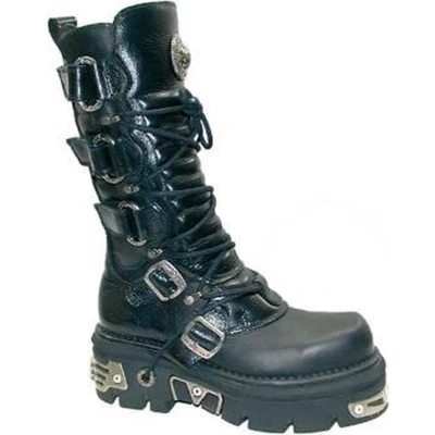 Afbeelding van New Rock Laarzen 38 Shoes M 474 S1 Zwart/Zilverkleurig