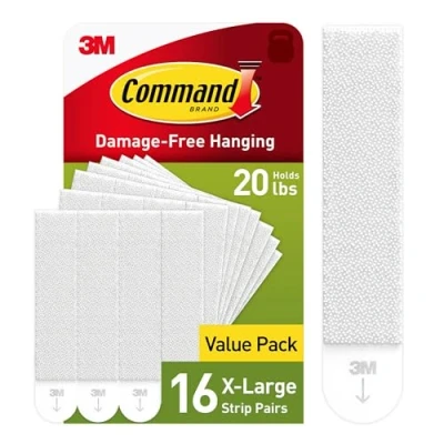 Afbeelding van Command 17217 16NA Hanging Strips, X Large, White