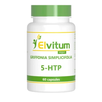 Afbeelding van Elvitum Griffonia Simplicifolia 5 HTP Capsules