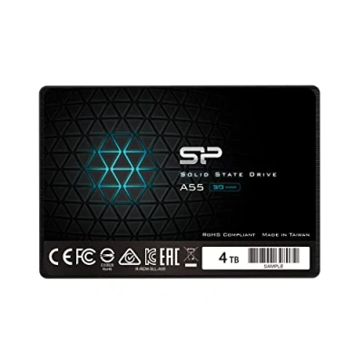 Afbeelding van SP Silicon Power SSD 3D NAND A55 SLC cacheprestatieverbetering van 4 TB SATA III 2,5 inch interne solid state drive 7 mm (0,28 inch) (SP004TBSS3A55S25)
