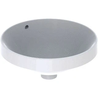 Afbeelding van Geberit VariForm inbouwwastafel rond wit KeraTect (40 x 40 cm) zonder