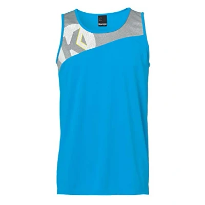 Afbeelding van Kempa Core 2.0 Singlet Kempablauw Donker Grijs Melange Maat S