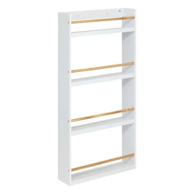 Afbeelding van Atmosphera Boekenkast, klassiek, 4 etages, wit