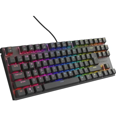 Afbeelding van GAMING KEYBOARD GENESIS THOR 303 TKL BLACK US LAYOUT RGB BACKLIGHT MECHANICAL SILENT SWITCH HOT SWAP