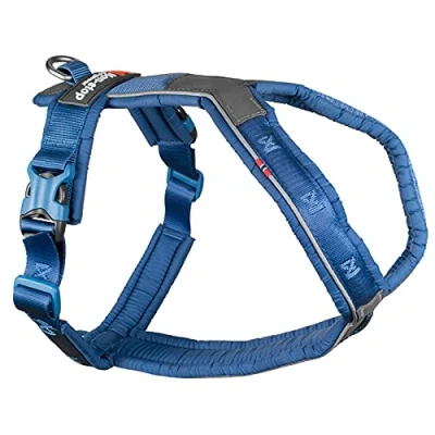 Afbeelding van Non stop dogwear Line Harness 5.0 216 geleiding en dagelijks servies in blauw, maat: G 5