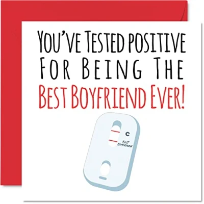 Afbeelding van Grappige verjaardagskaarten voor vriendje Positieve beste vriend ooit Grap gelukkige verjaardagskaart van vriendin partner, verjaardagscadeaus, 145 mm x verjaardag wenskaarten