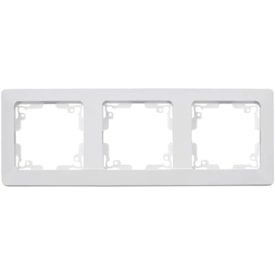 Afbeelding van MILOS drievoudig frame, mat wit, frame