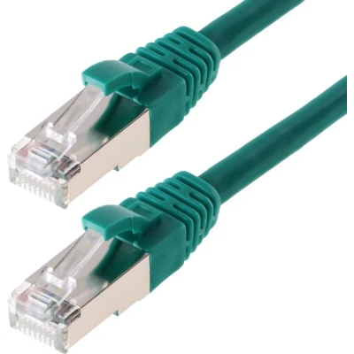 Afbeelding van Helos Patchkabel S/FTP Cat 6 gr?n 30,0m
