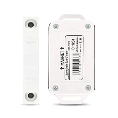 Afbeelding van ismartgate draadloze magnetische sensor: extra waterdichte sensor voor issmartgate universele wifi poortcontroller. Compatibel met schuif , vouw draaipoorten, roldeuren en sectionale zijdeuren.