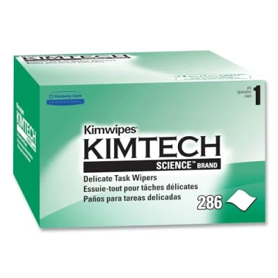 Afbeelding van Kimberly Clark 34155 Kimwipes 1 laags delicate taakdoekjes, 11,2 cm x 21,3 cm, tissue (Pack van 280)