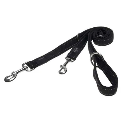 Afbeelding van Rogz Utility Multilijn Hondenriem 180x2.0 cm Zwart L