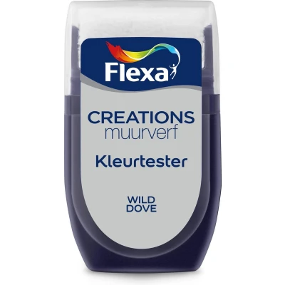 Afbeelding van flexa creations muurverf tester wild dove 30 ml