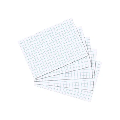 Afbeelding van Herlitz 10621431 indexkaart A7 vierkant wit 100 stuks