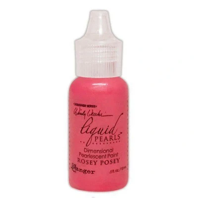 Afbeelding van Ranger Make Art Liquid Pearls 18ml Rosey Posey LPD80527 Wendy Vecchi (07 22)