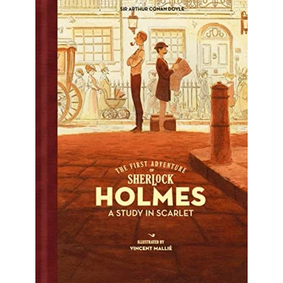 Afbeelding van The First Adventure of Sherlock Holmes: A Study in Scarlet