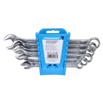 Afbeelding van Silverline Steekringsleutel Set Metrisch 8 t/m 17 mm 6 delig