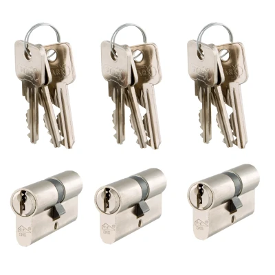 Afbeelding van Cilinderslot SKG** 30 mm Gelijksluitend Per Set 3 Stuks