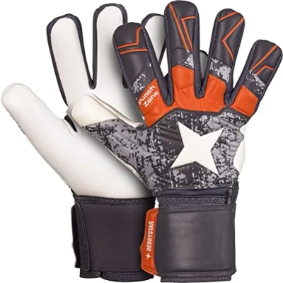 Afbeelding van Derbystar Goalie keeperhandschoenen grijs oranje 6