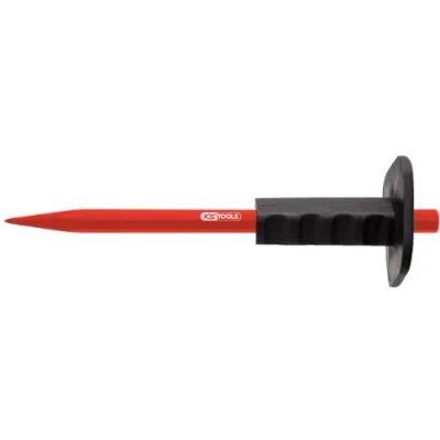 Afbeelding van KS Tools 156.0517 puntbeitel met handbeschermgreep, 8 kant, 350 mm